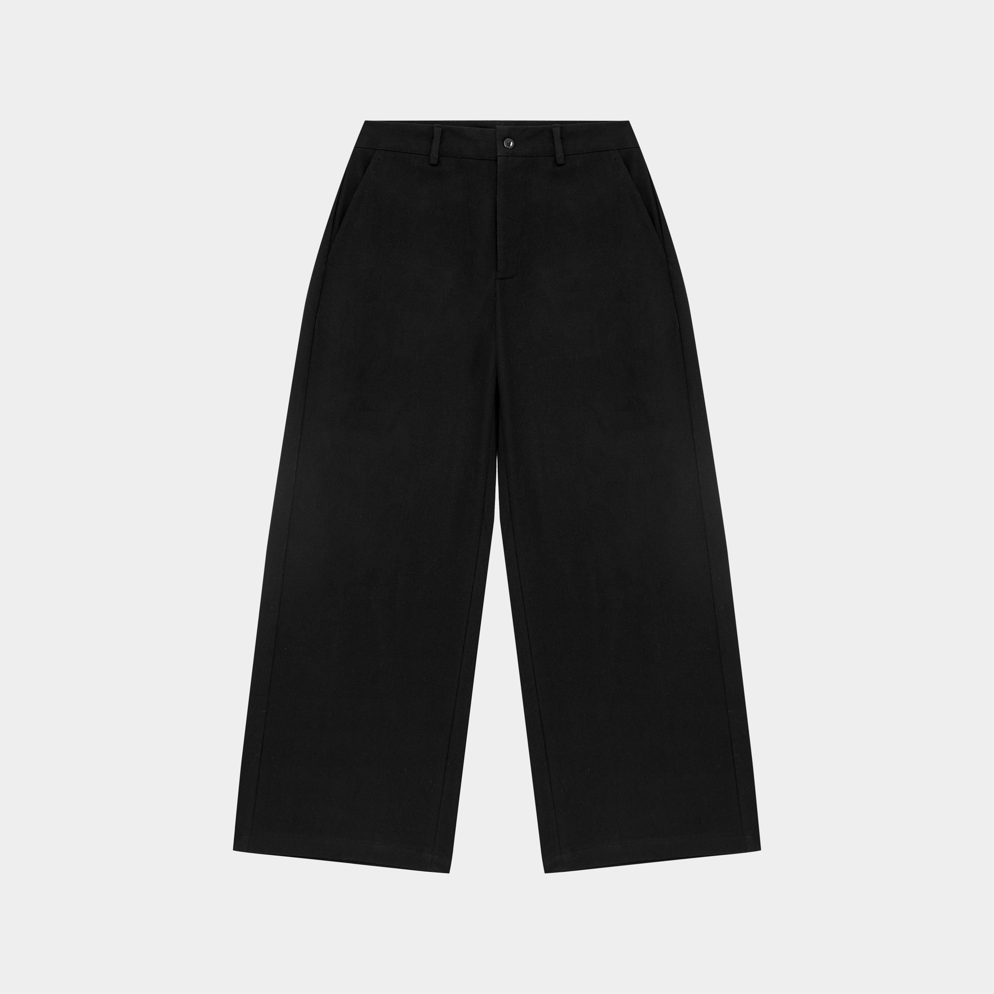 Wide Fit Kaki Pants