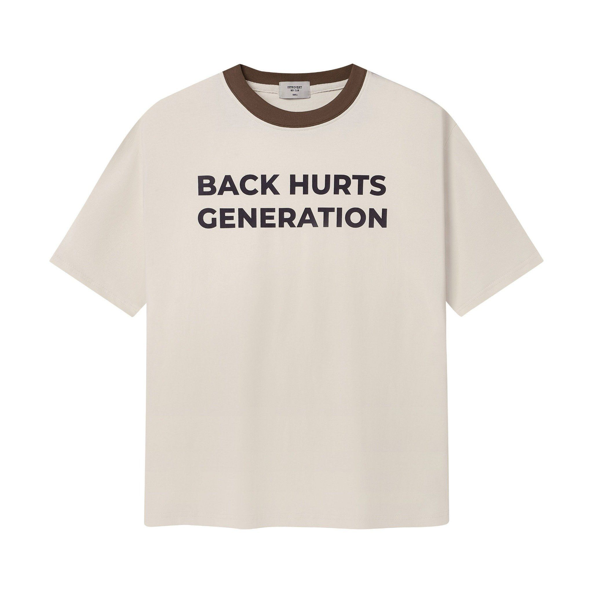 Back Hurts Gen T-shirt - Cream