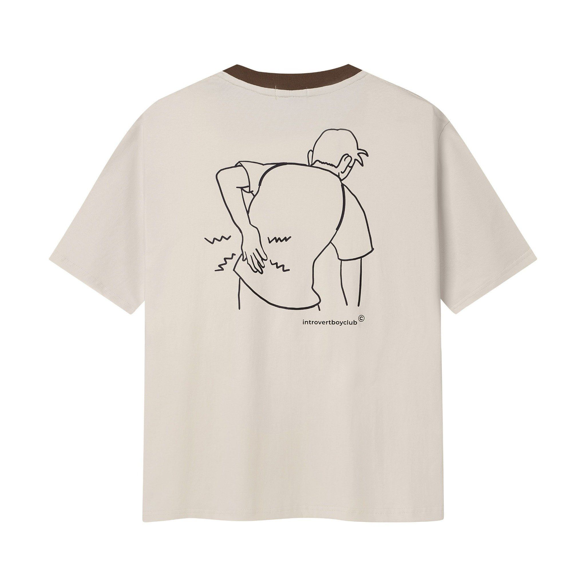 Back Hurts Gen T-shirt - Cream