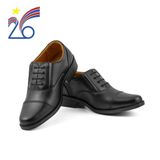 Giày da cấp tá bảo vệ đế cao su- Mã 1706- Công ty CP 26