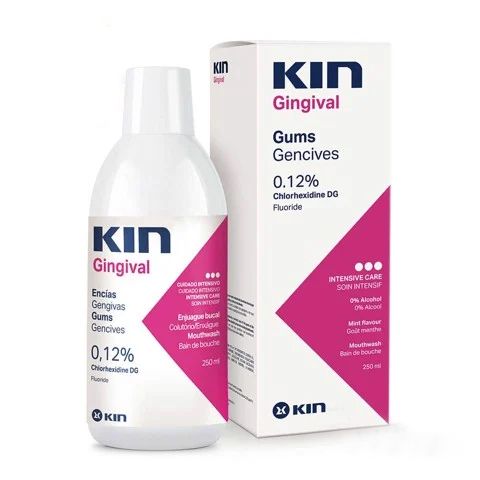  Nước súc miệng KIN Gingival - Kháng khuẩn hỗ trợ điều trị viêm nướu 250ml 