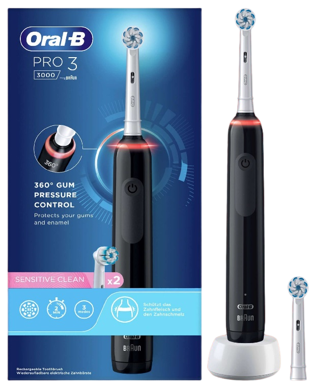  Oral-B Pro 3 3000 - 2 Đầu Chải 