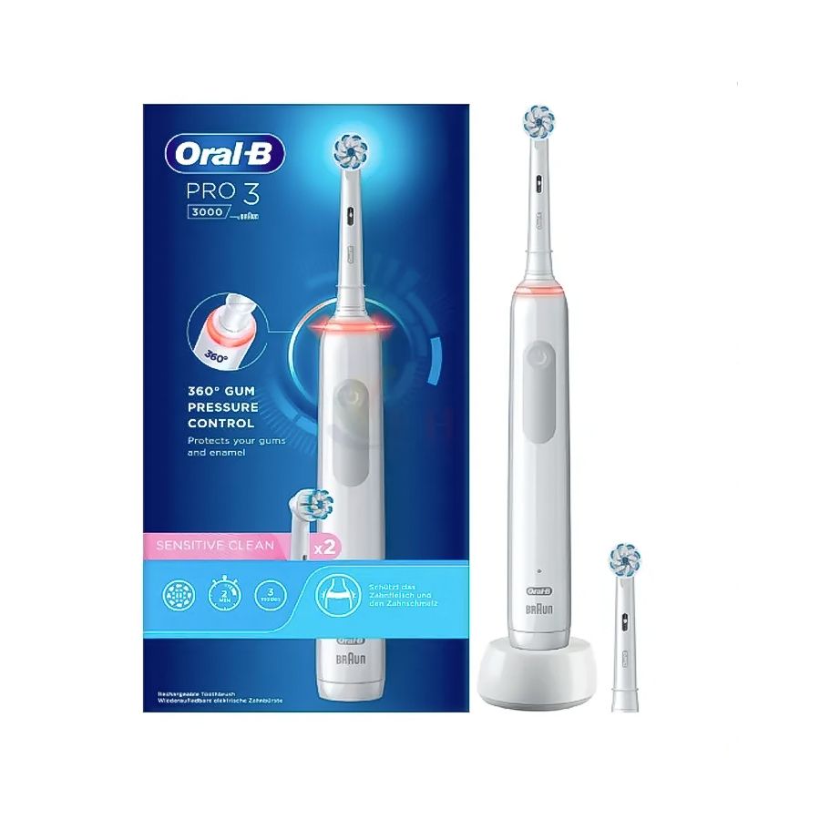  Oral-B Pro 3 3000 - 2 Đầu Chải 