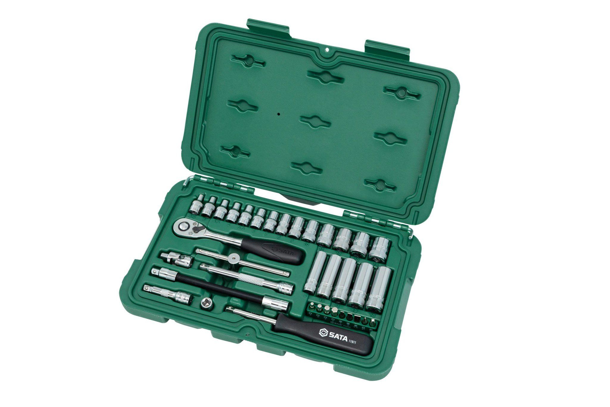 Bộ đầu cờ lê SATA 1/4inch 1 bộ 36 cái 09001