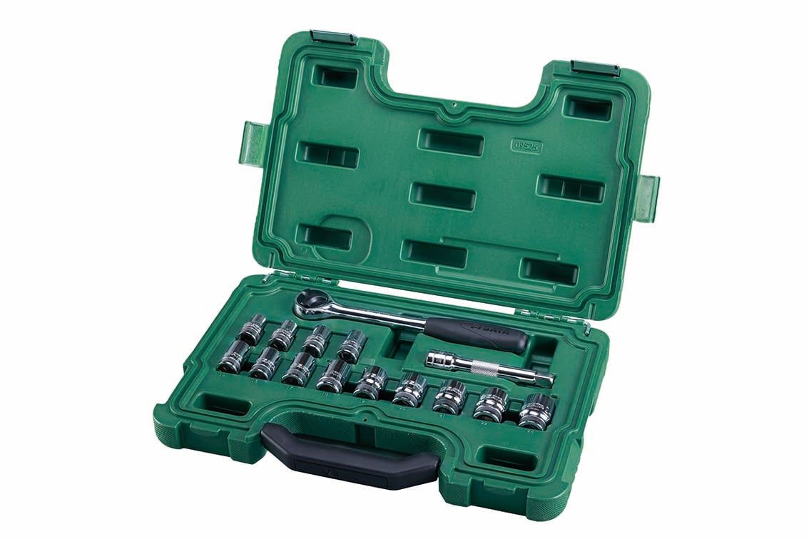 Bộ đầu cờ lê SATA 1/2inch 1 bộ 15 cái 09525