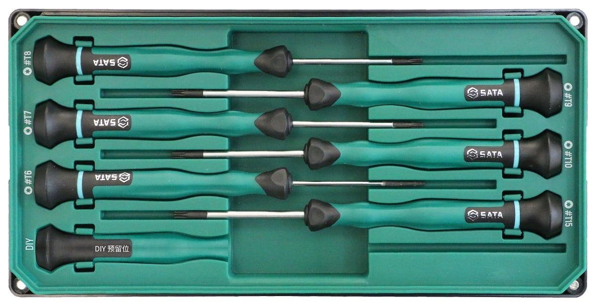 Bộ tuốc nơ vít nhỏ SATA 1 bộ 6 cái 09313