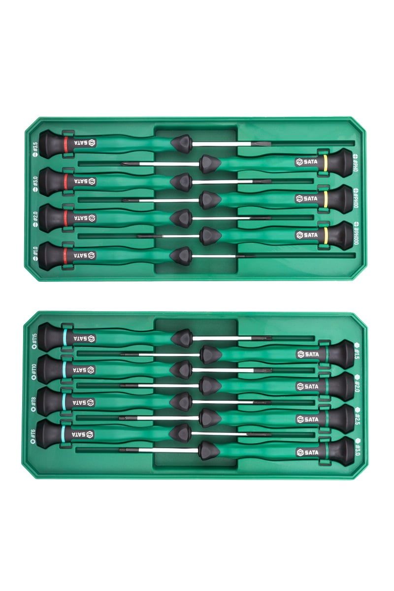 Bộ tuốc nơ vít nhỏ 1đầu SATA 1 bộ 15 cái 09317