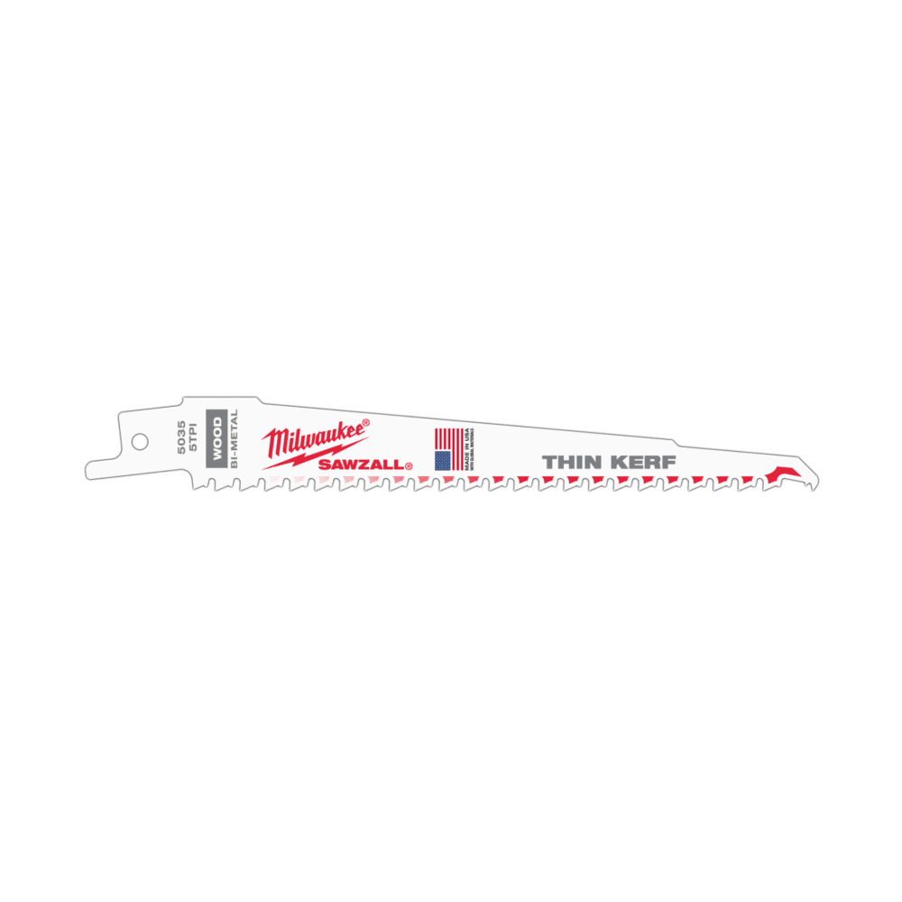 Lưỡi cưa gỗ mỏng SAWZALL™ Milwaukee 48-00-5036