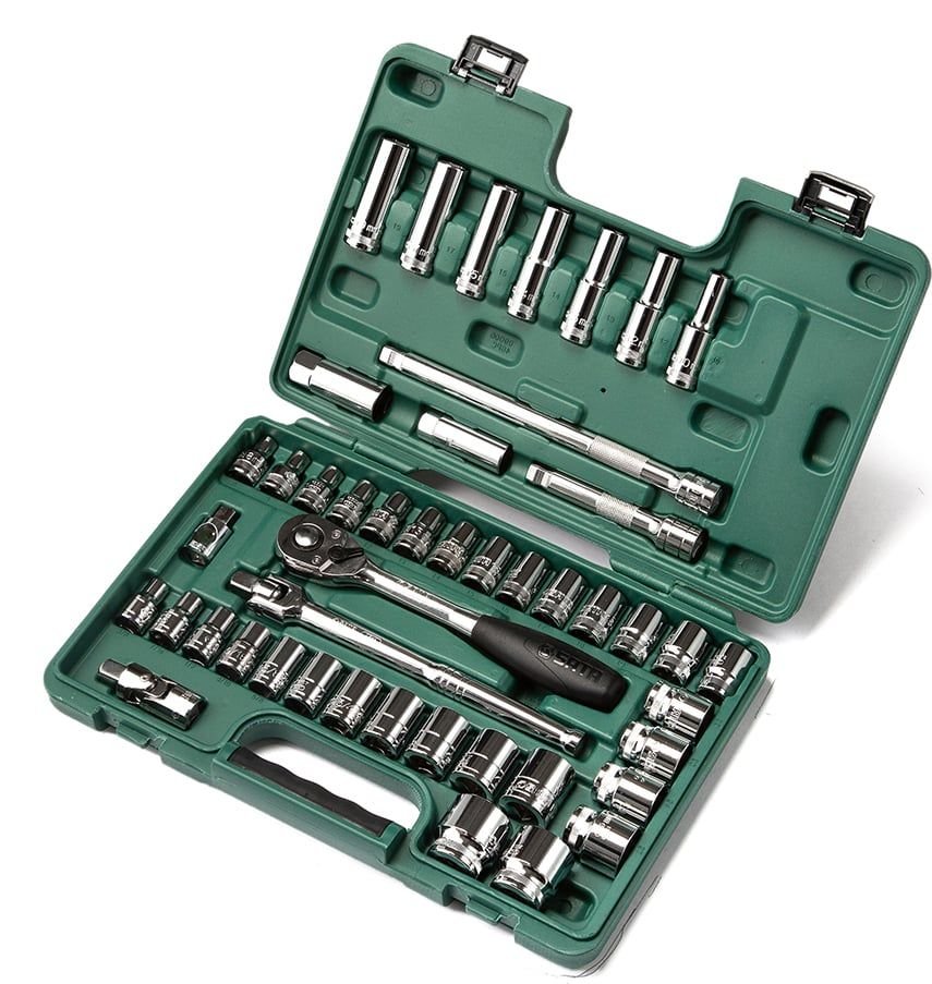 Bộ đầu cờ lê S A E SATA 1/2inch 1 bộ 46 cái 09006