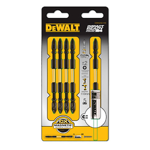 Bộ vít định vị 2 đầu PH2 110mm Dewalt DWA2SD110 (5 mũi)