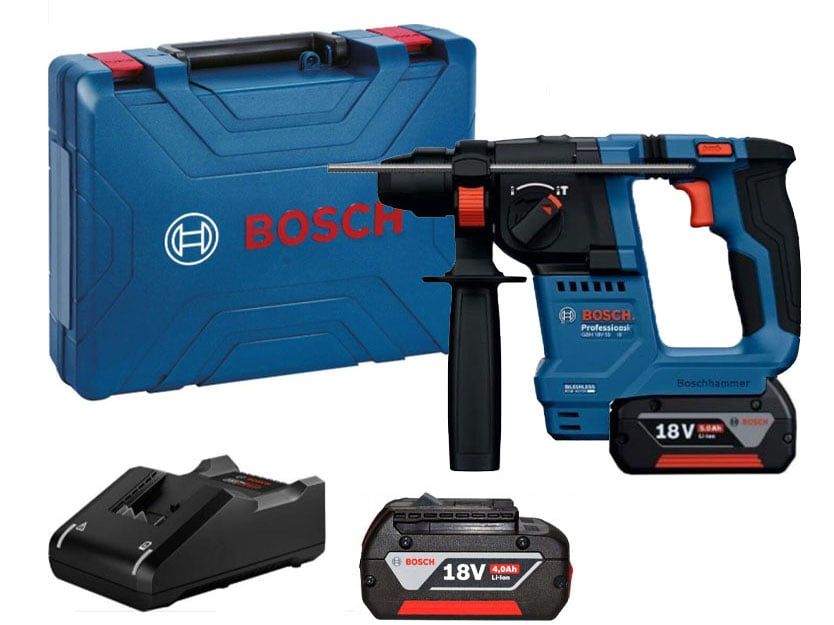 Máy khoan búa pin Bosch GBH 18V-18 (2 pin Bosch 4.0Ah) 18V 0611927002