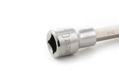 Đầu cờ lê 6 cạnh 1/2 inch 4mm SATA 25201 - 1/2" DR. BIT SOCKET, 100MM , HEX 4MM