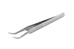 Nhíp mũi nhọn cong 125mm SATA 03106 - CURVED FINE POINTED TIPS TWEEZERS 125MM