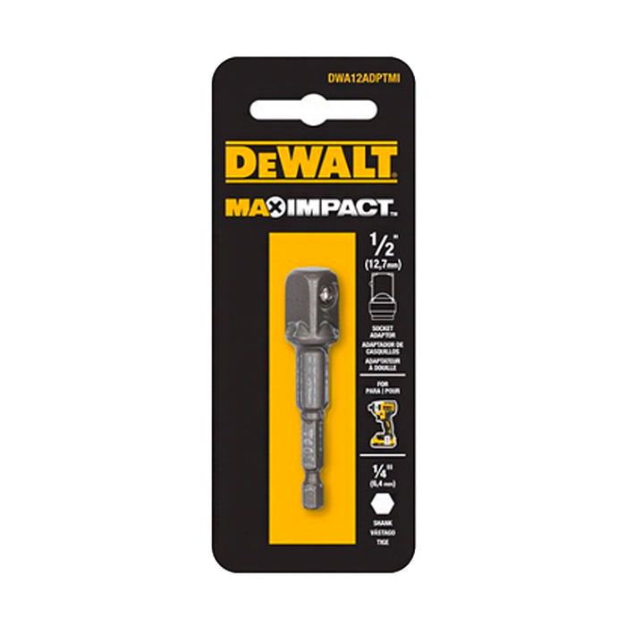 Bộ chuyển đầu vít 1/4in. sang bulong 1/2in. Dewalt DWA12ADPTMI