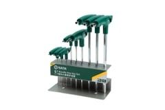 Bộ cờ lê tay cầm chữ T 1bộ 9 cái SATA 09117 - 9PC. T-HANDLE BALL POINT HEX KEY SET