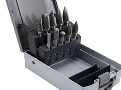 Bộ mũi doa loại X bộ 10 cái SATA 53706 - 10Pc. Cross cut burrs set