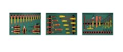 Bộ dụng cụ bảo dưỡng xe cầm tay hiệu SATA bộ 59 cái SATA 09935 - 59PCS ELECTRICAL AUTOMOTIVE TOOL SET
