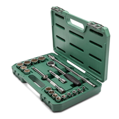 Bộ đầu cờ lê 12 cạnh 1/2inch 1 bộ 24 cái SATA 09060 - "24PC 1/2""DR 12PT SOCKET SET (METRIC)"