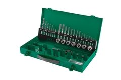 Bộ mũi khoan (taro) 1 bộ 37 cái SATA 50455 - 37Pc. HSS Tap &Twist Drill Set