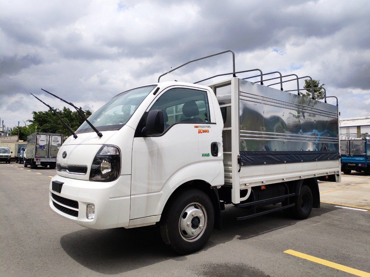 Kia K250 - Thùng Mui Bạt 3 Bửng - 1.490kg - 2.490kg