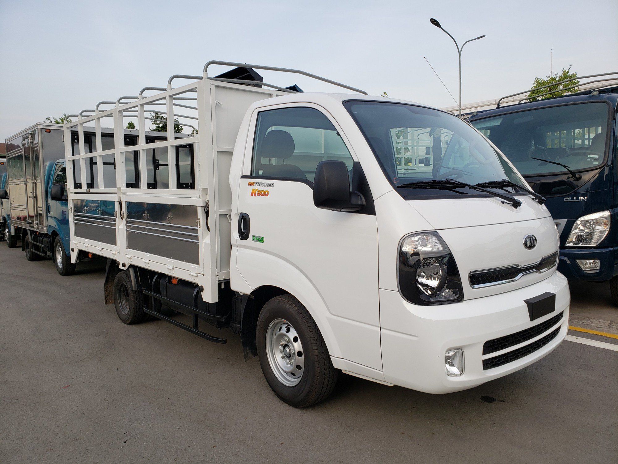 Kia K200 - Thùng Mui Bạt 5 Bửng - 1.950kg
