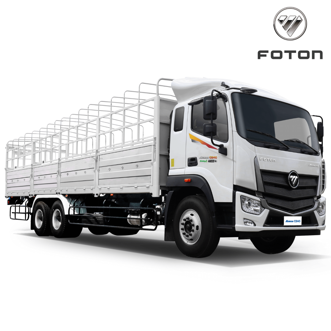 Thaco Auman C240.E4 - Thùng Bạt 9m5 - 13.85 Tấn