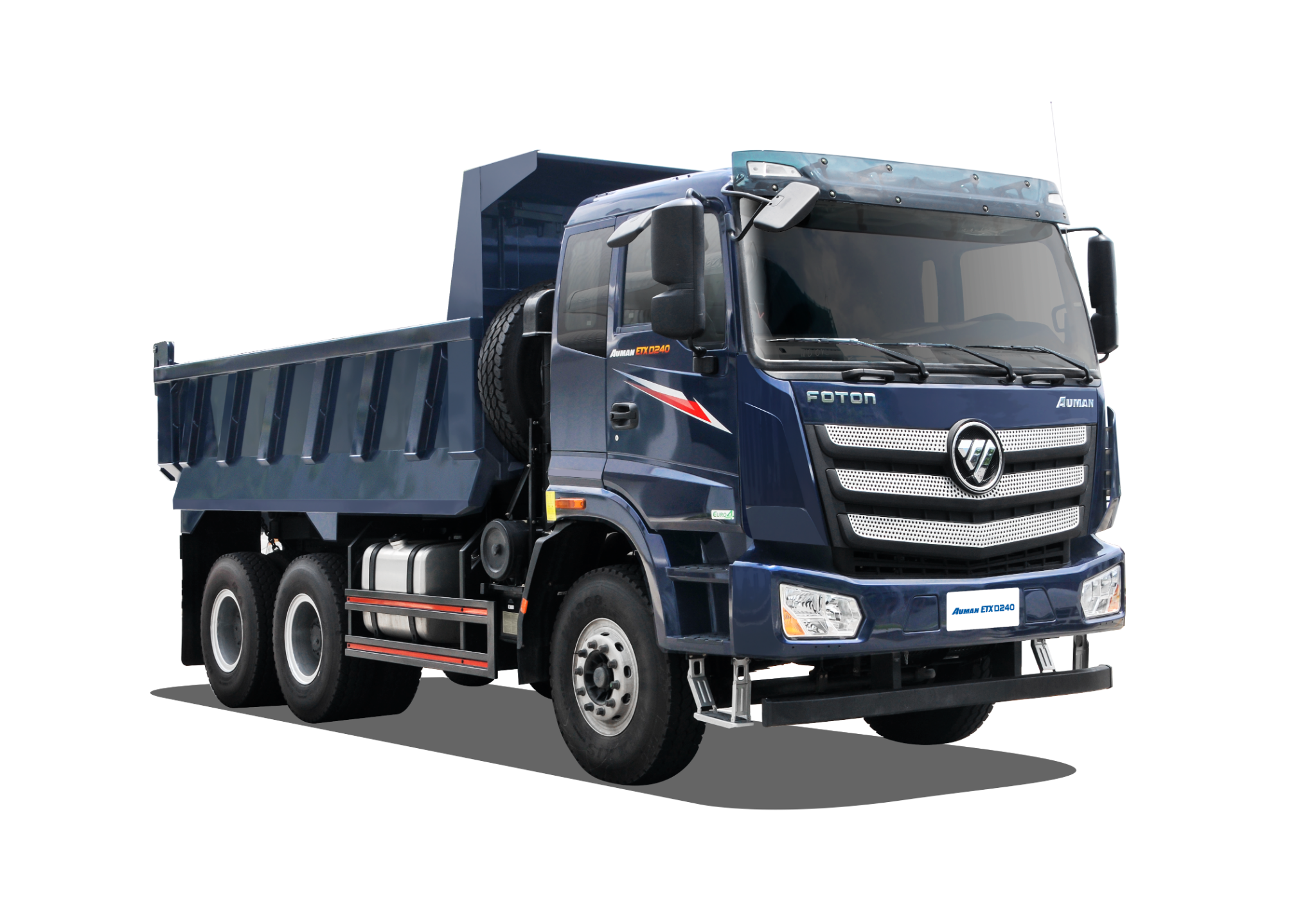 XE BEN 3 CHÂN AUMAN D240 12 TẤN 10 KHỐI (CẦU DẦU, 2 CẤP)