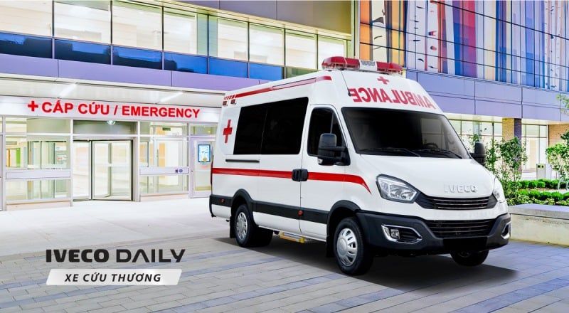 Xe cứu thương iveco daily