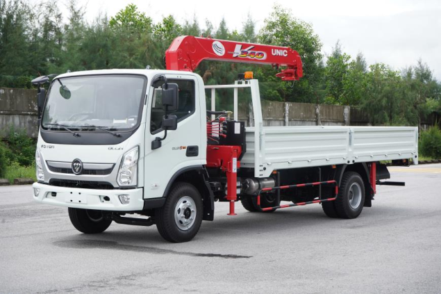 Xe tải cẩu Ollin S720 7 tấn gắn cẩu Unic V343K