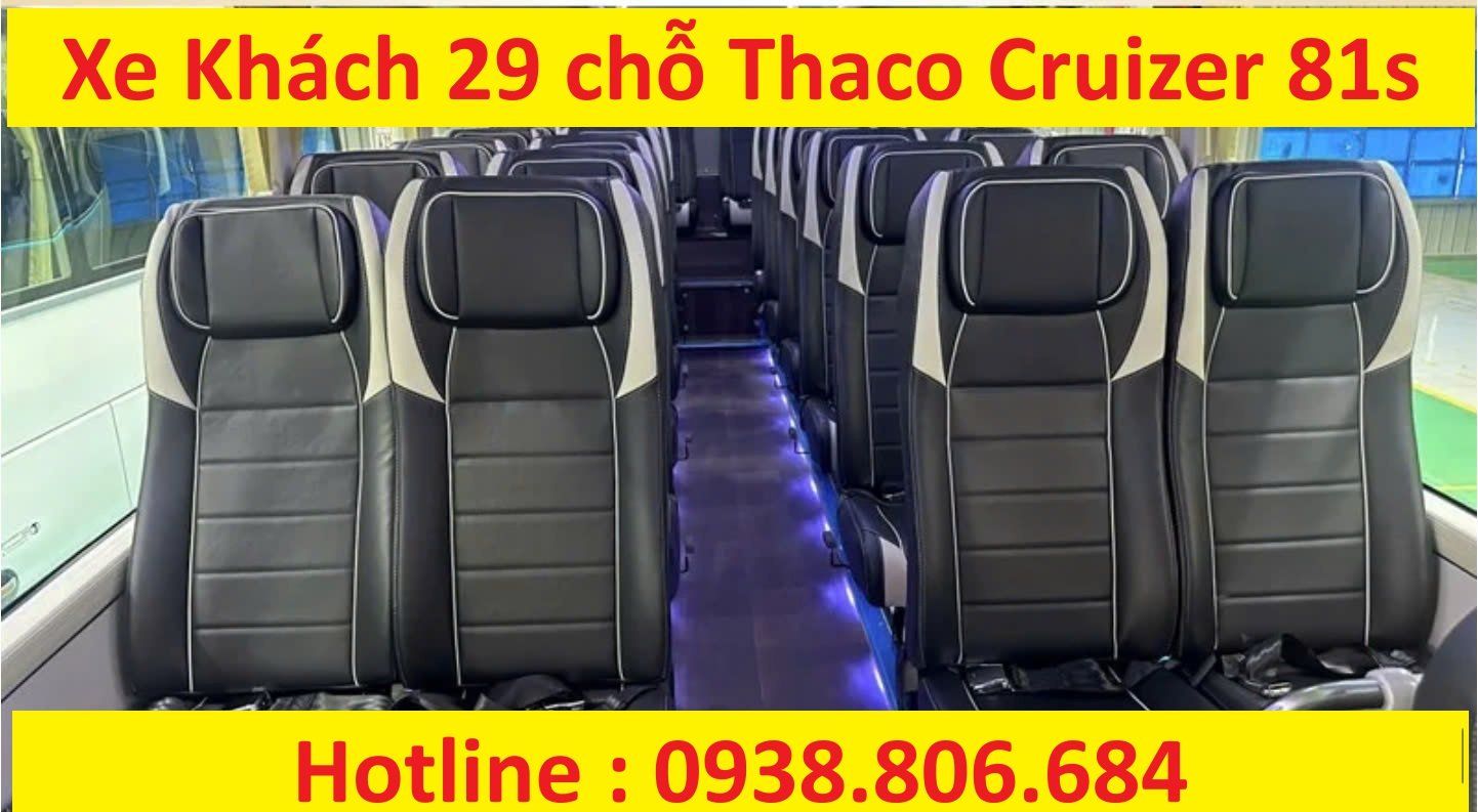 Xe khách 29 chỗ Thaco Cruizer 81S