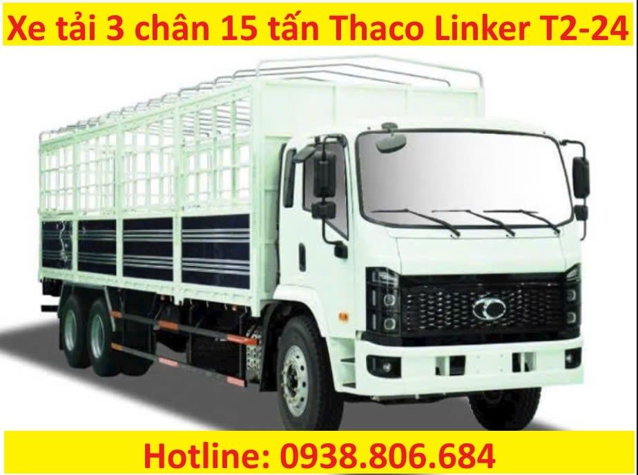 XE TẢI 15 TẤN THACO LINKER T2-24-THÙNG MUI BẠT 9M9