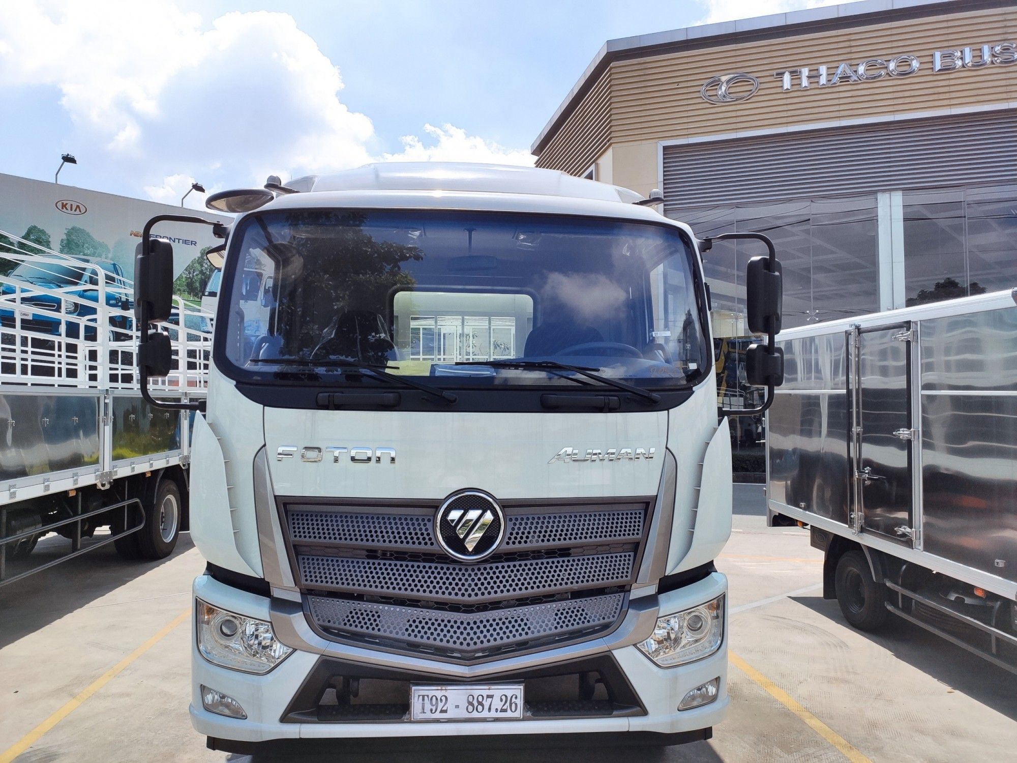 Thaco Auman C160.E4 - Thùng Bạt 7m4 - 9.1 Tấn