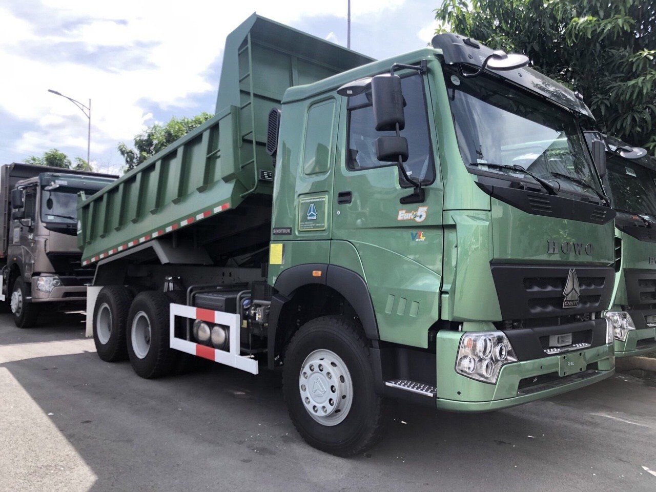 xe Ben Howo 340 Hp Thùng Hyundai