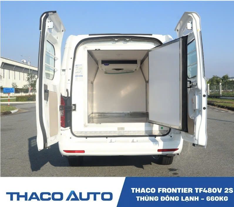 XE TẢI VAN ĐÔNG LẠNH THACO TF480V 2 CHỖ MỚI NHẤT