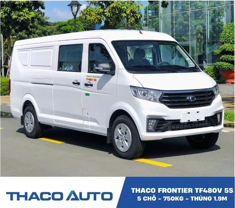 XE TẢI VAN THACO 5 CHỖ | TF480V 5S | 750 KG | THÙNG 1,9M