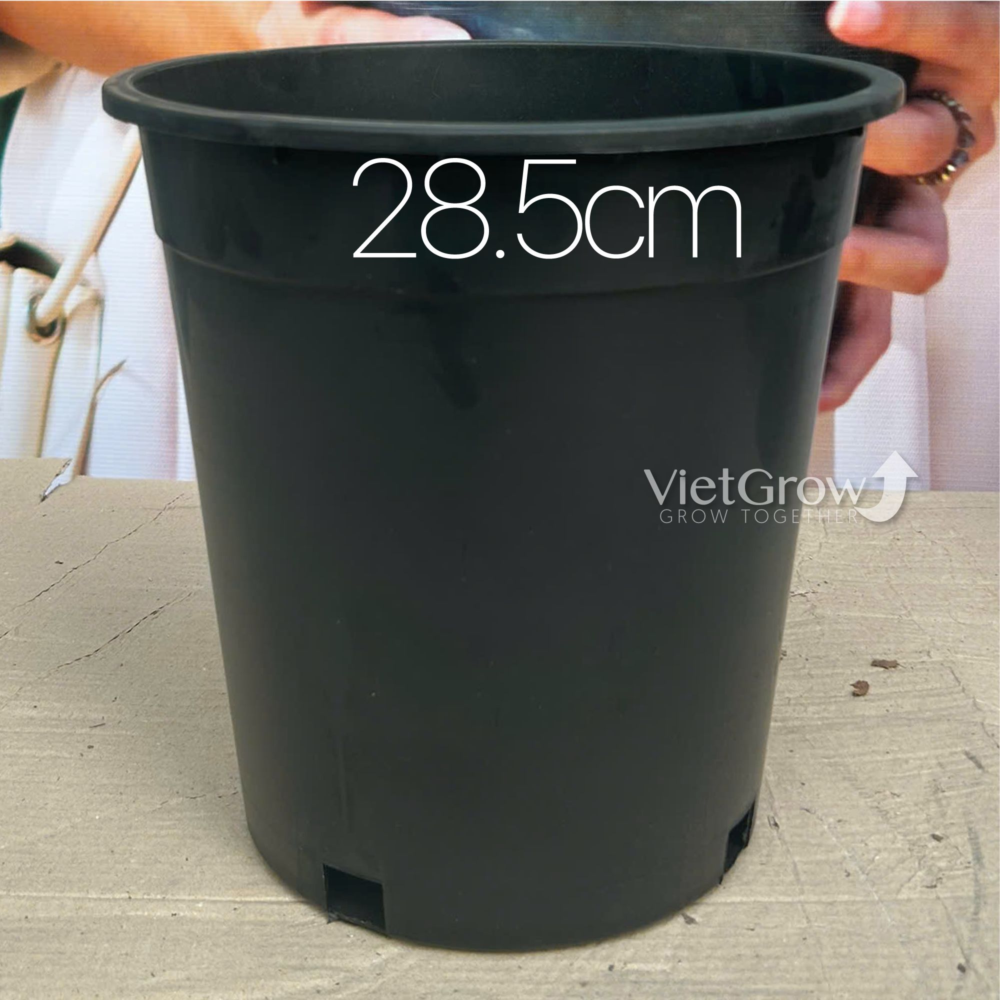 Chậu nhựa HELLO đường kính 28cm (H3)