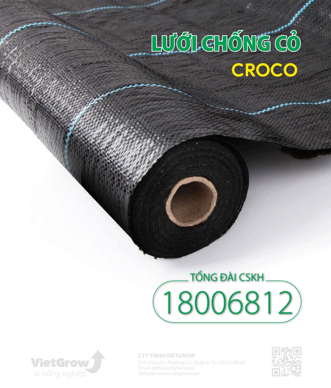 Lưới chống cỏ CROCO ( Cuộn dài 50m )