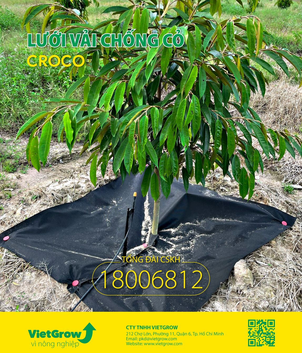 Lưới vải chống cỏ