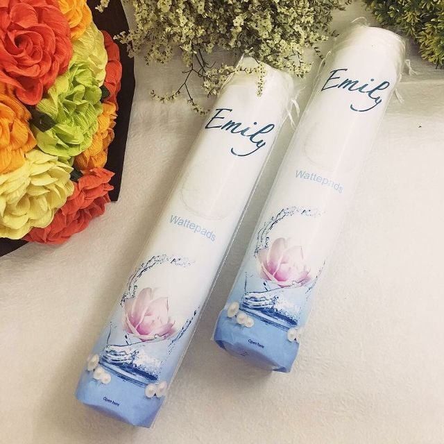 BÔNG TẨY TRANG EMILY ĐỨC 120 MIẾNG