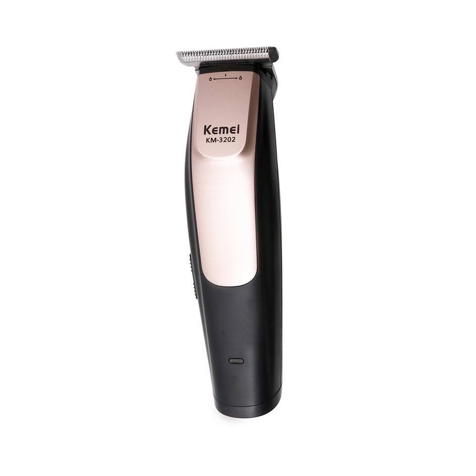 TÔNG ĐƠ ĐA NĂNG 2IN1 KEMEI 3202 THIẾT KẾ ĐẦU XOAY 180độ KHẮC TÓC&TẠO VIỀN