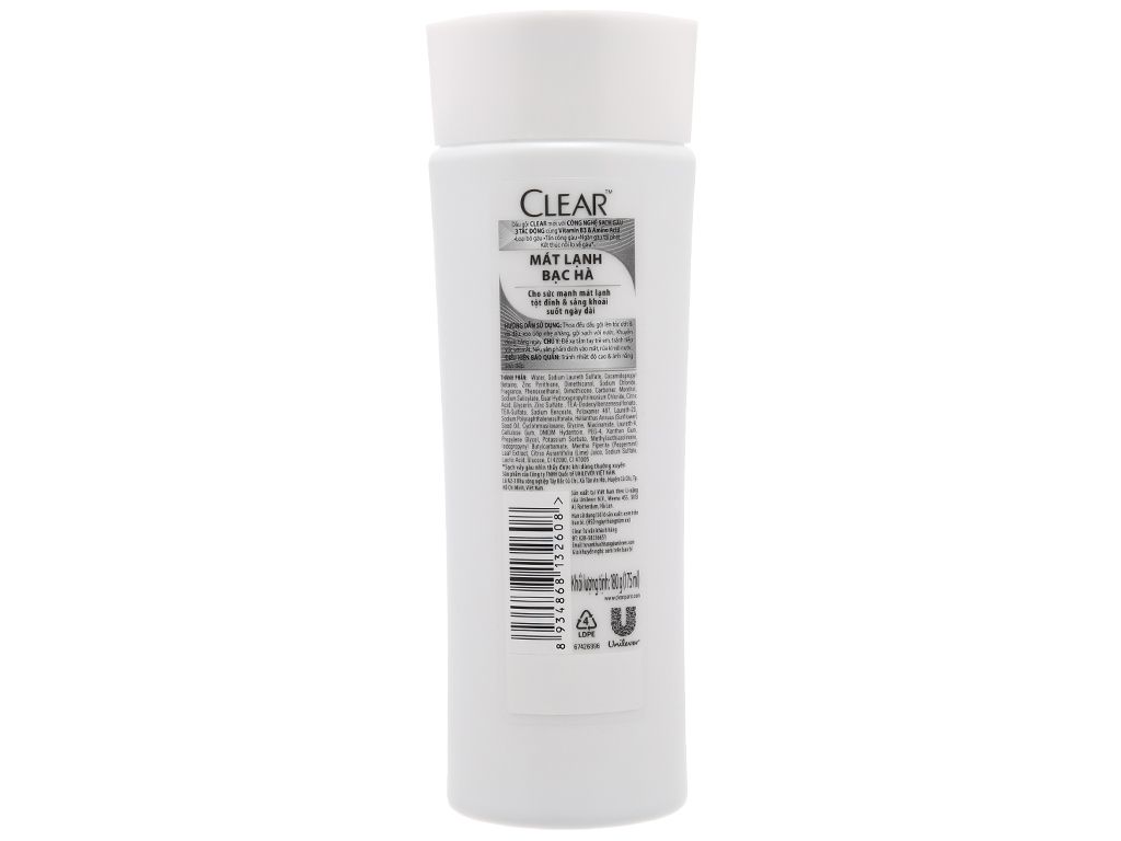 Dầu gội Clear bạc hà 167ml (MP0404)