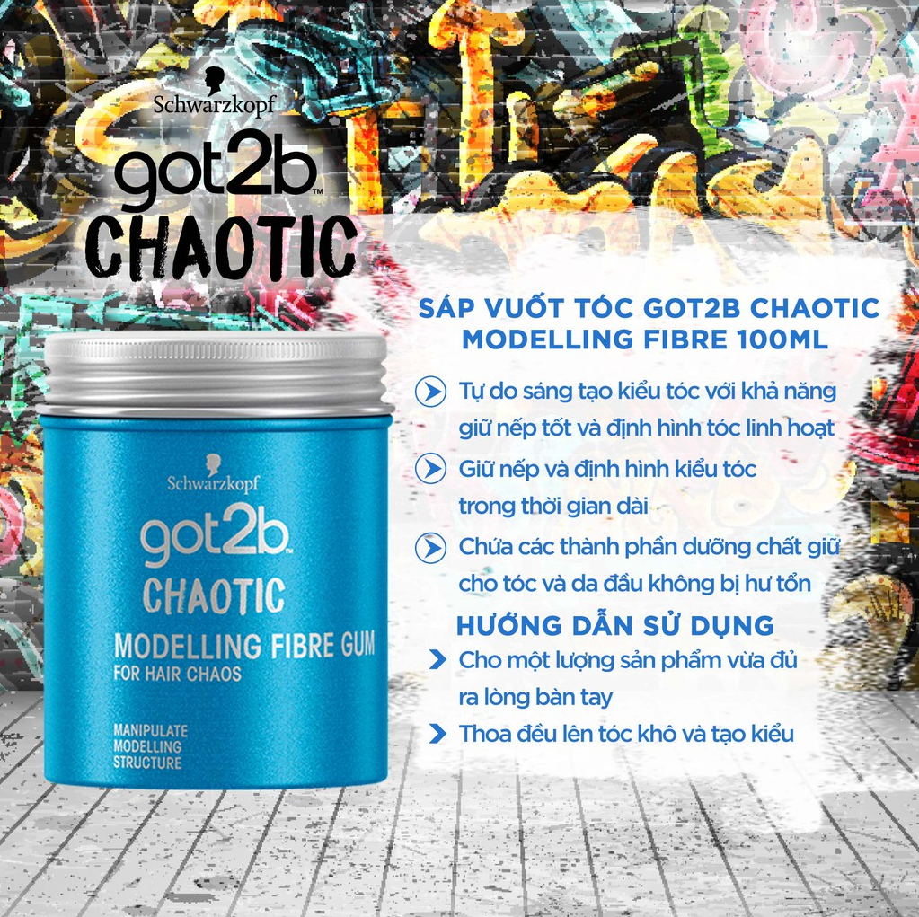 Wax tạo kiểu Schwarzkopf got2b 100ml (MP3842)