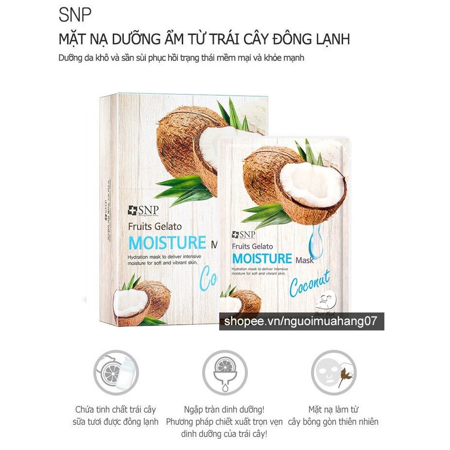 Mặt nạ SNP Fruits Gelato Dừa (MP5580)