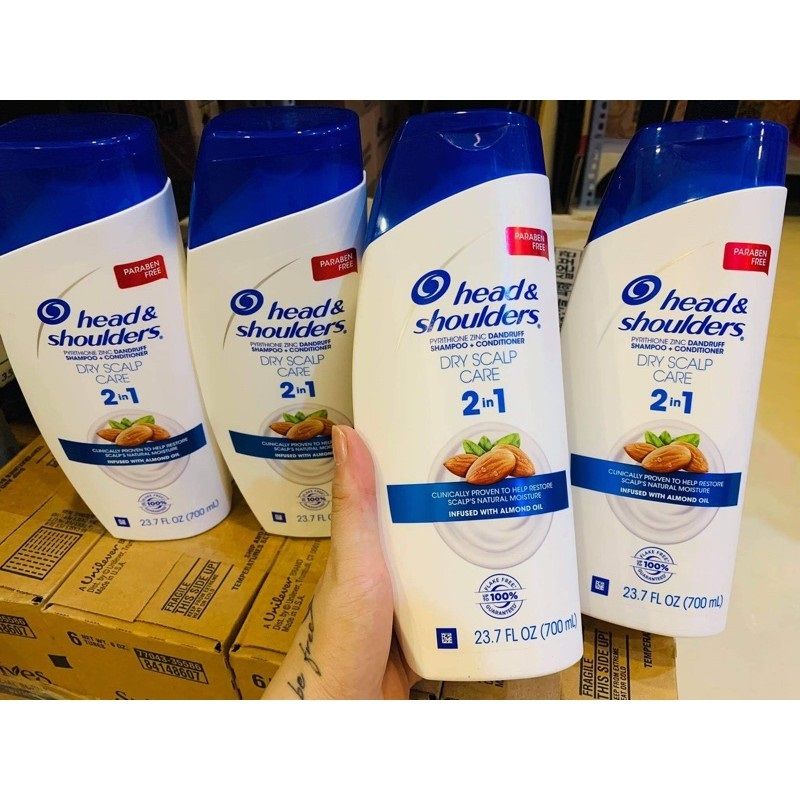 Gội xả Head&Shoulder Female Shampoo & Conditioner 2in1 700ml - Hạnh nhân (MP6006)