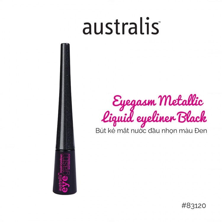 Kẻ Mắt nước BL KT Australis Eyegasm Waterproof Liquid Eyeliner Đen/ Nâu (MP6874/ MP6875)