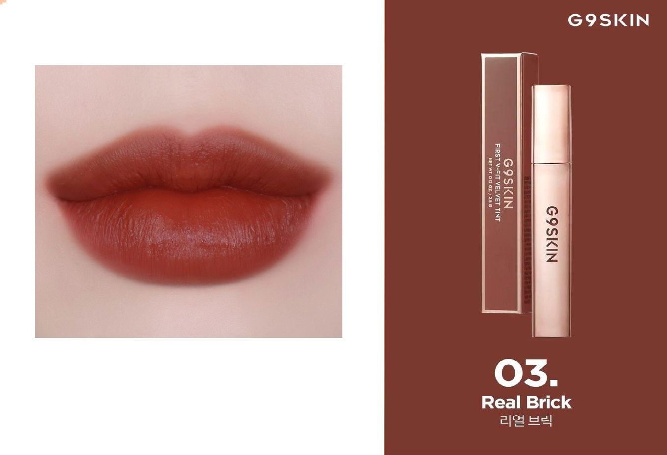 Son kem G9 Skin Velvet Tint 03/04/05/06