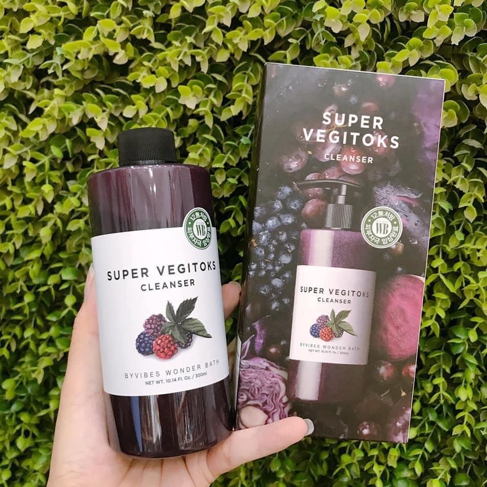 Sữa rửa mặt Super Vegitoks - màu tím (MP7567)