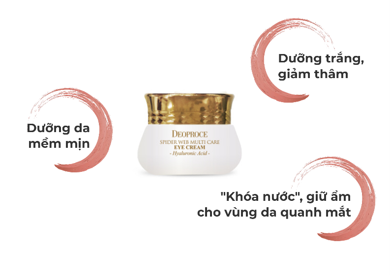 Kem Mắt Tơ Nhện DEOPROCE Spider Web Multi-Care Eye Cream