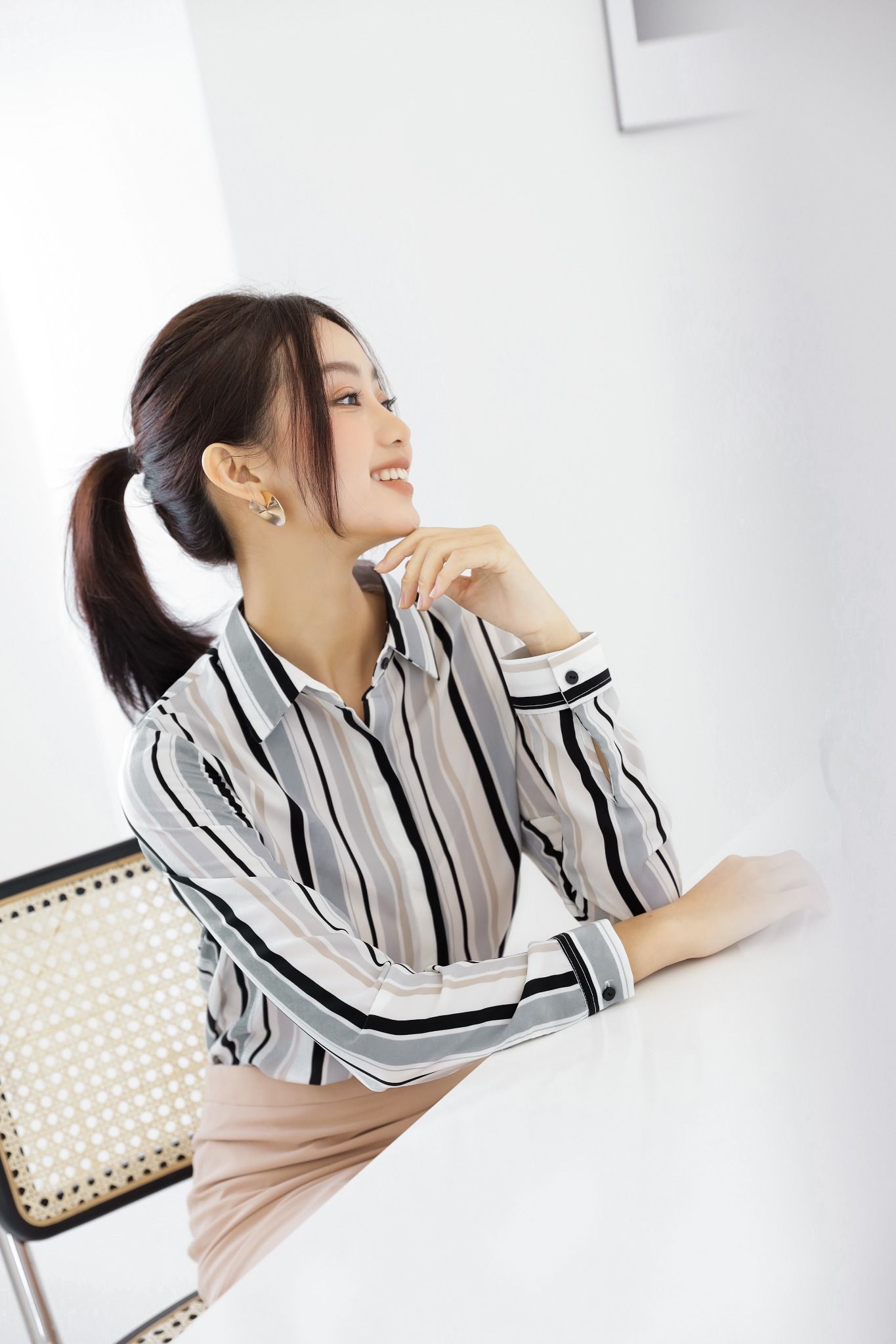 Áo Sơ Mi Sọc Color FAS175