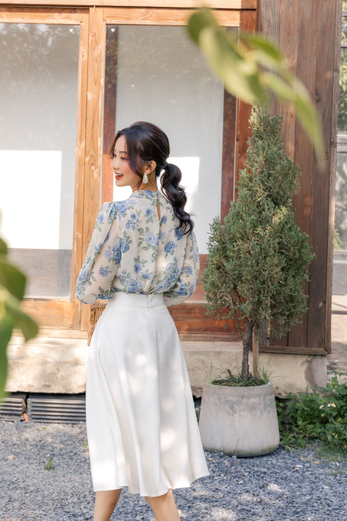 Chân Váy Xòe Lụa(4 Màu)